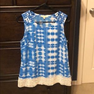 Women’s Skies Are Blue Dressy Tank Top Size M
